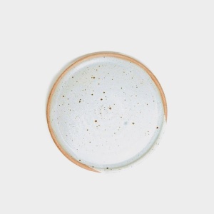 Alternative view of Beige Serveware Ceramic White Matte Plates